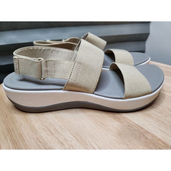 Clarks Arla Jacory Sandals Women's size 10 Soft Gold - Picture 2 of 7